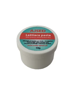 AJSED leštiaca pasta na tvrdý plast 10 g