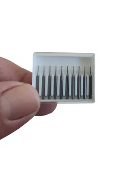 Glass Mechanix vrták KV 0,8 mm guľatý sada 10 ks