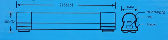 UV LED lampa 215 mm