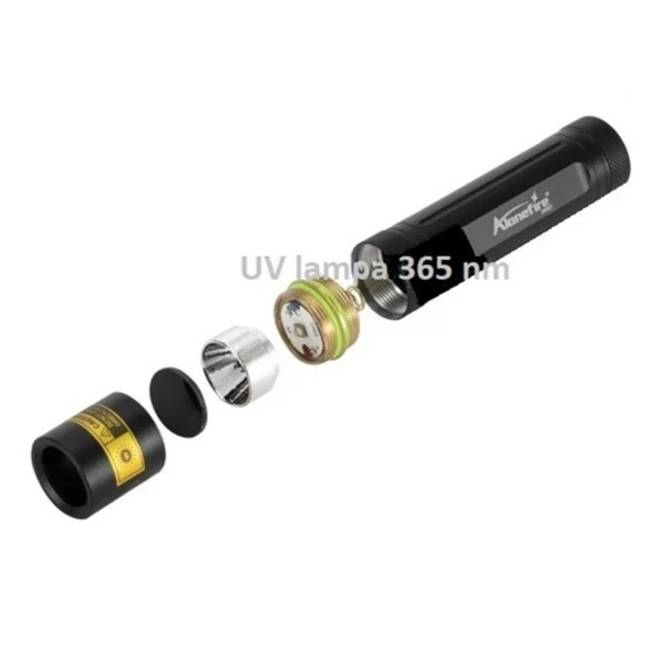 UV LED lampa vytvrdzovacia na lep 2K + bateria a nabíjačka